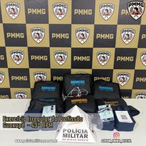 PMs de Guaxup desbaratam quadrilha especializada em exerccio ilegal da profisso e outros crimes 