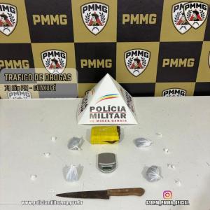 Polcia Militar prende indivduo e entorpecentes em Guaxup