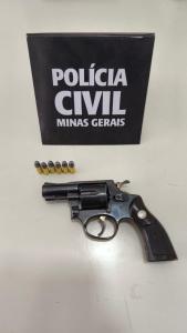Polcia Civil conclui investigao e prende suspeito de roubo  mo armada em Piumhi