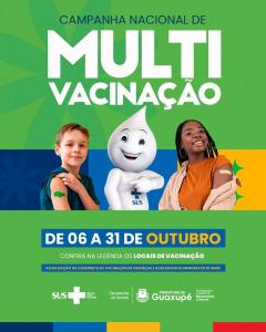Guaxup realiza Campanha Nacional de Multivacinao 2025