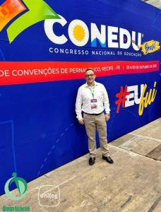 Professor do Unifeg participa do Congresso Nacional de Educao em Olinda
