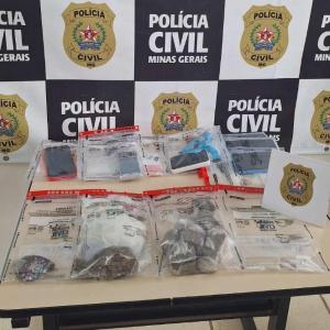 Polcia Civil prende dois suspeitos de trfico de drogas em Guaxup