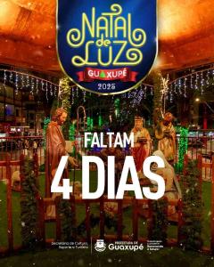 Contagem regressiva para o Natal de Luz 2025 em Guaxup
