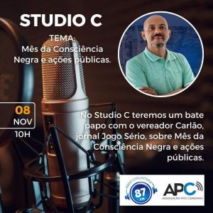 Vereador Carlo, do Jornal JOGO SRIO, ser entrevistado hoje na Rdio Comunitria