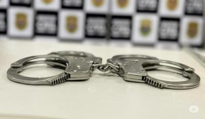 Mulher condenada por extorso  presa pela Polcia Civil em Alpinpolis