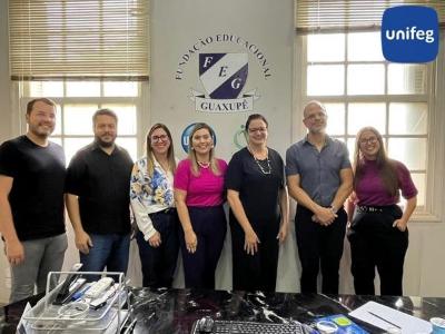 UNIFEG recebe representantes da Prefeitura de Cabo Verde e fortalece parcerias na rea da sade