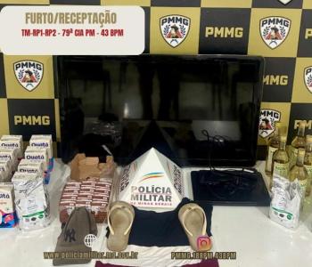 PMs prendem autores de furto e recepta��o em Guaxup� 