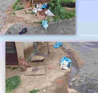 Governo municipal atende ao vereador Carl�o e limpa �rea do Planalto que caminhava para um 