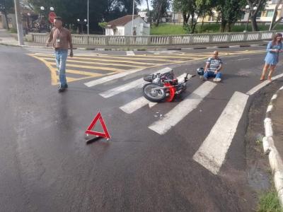 Rapaz vitimado em colis�o alerta para a import�ncia da prud�ncia no tr�nsito de Guaxup�