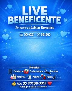 Live solid�ria para ajudar o 