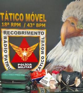 Pol�cia Militar localiza suspeitos e recupera pertences de v�tima em S�o Sebasti�o do Para�so