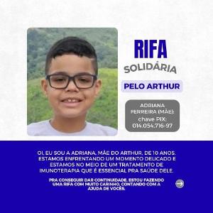 Fam�lia de crian�a com doen�a grave faz rifa para procedimento de imunoterapia 