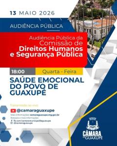 Vereadores querem saber como est� a sa�de emocional do povo de Guaxup�