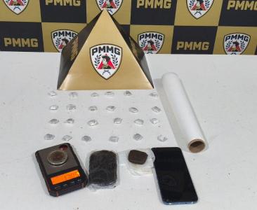 PMs capturam autor de tr�fico com droga de alto valor comercial em Guaxup� 