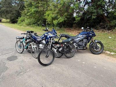 GCM apreende bicicletas motorizadas ap�s den�ncias de perturba��o e risco no tr�nsito em bairro de Guaxup�