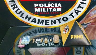 PMs capturam suspeito de tr�fico de drogas em ocorr�ncia no Sul de Minas