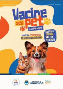 Campanha de Vacina��o Antirr�bica ser� realizada neste m�s em Guaxup�