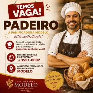 Panificadora Modelo anuncia vaga para padeiro em Guaxup�