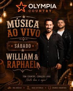 Olympia Country recebe William & Raphael para noite de m�sica ao vivo