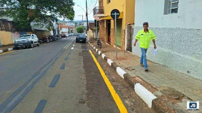 Autoridades realizam interven��es em cruzamento perigoso na cidade de Guaxup� 