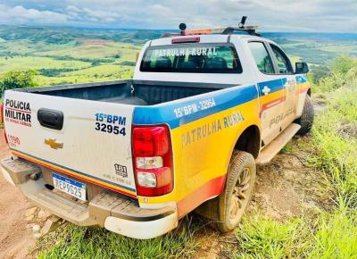 Trator � furtado de propriedade rural em Bom Jesus da Penha