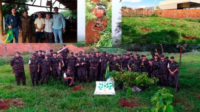 Instituições unidas para plantar árvores em torno da bacia hidrográfica de Guaxupé